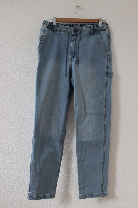 REELL Light Blue Denim Baggy Pants