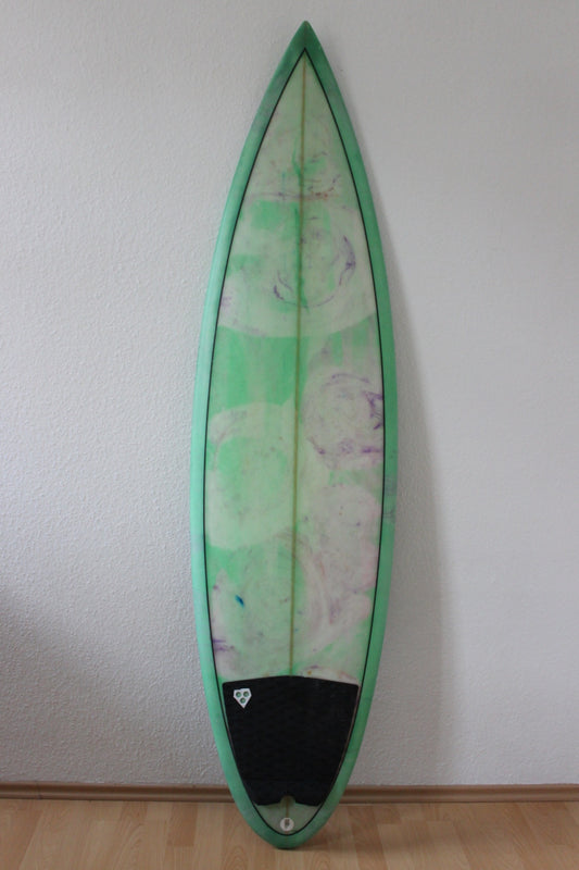 Shortboard 6'4 Thruster Fin Surfboard
