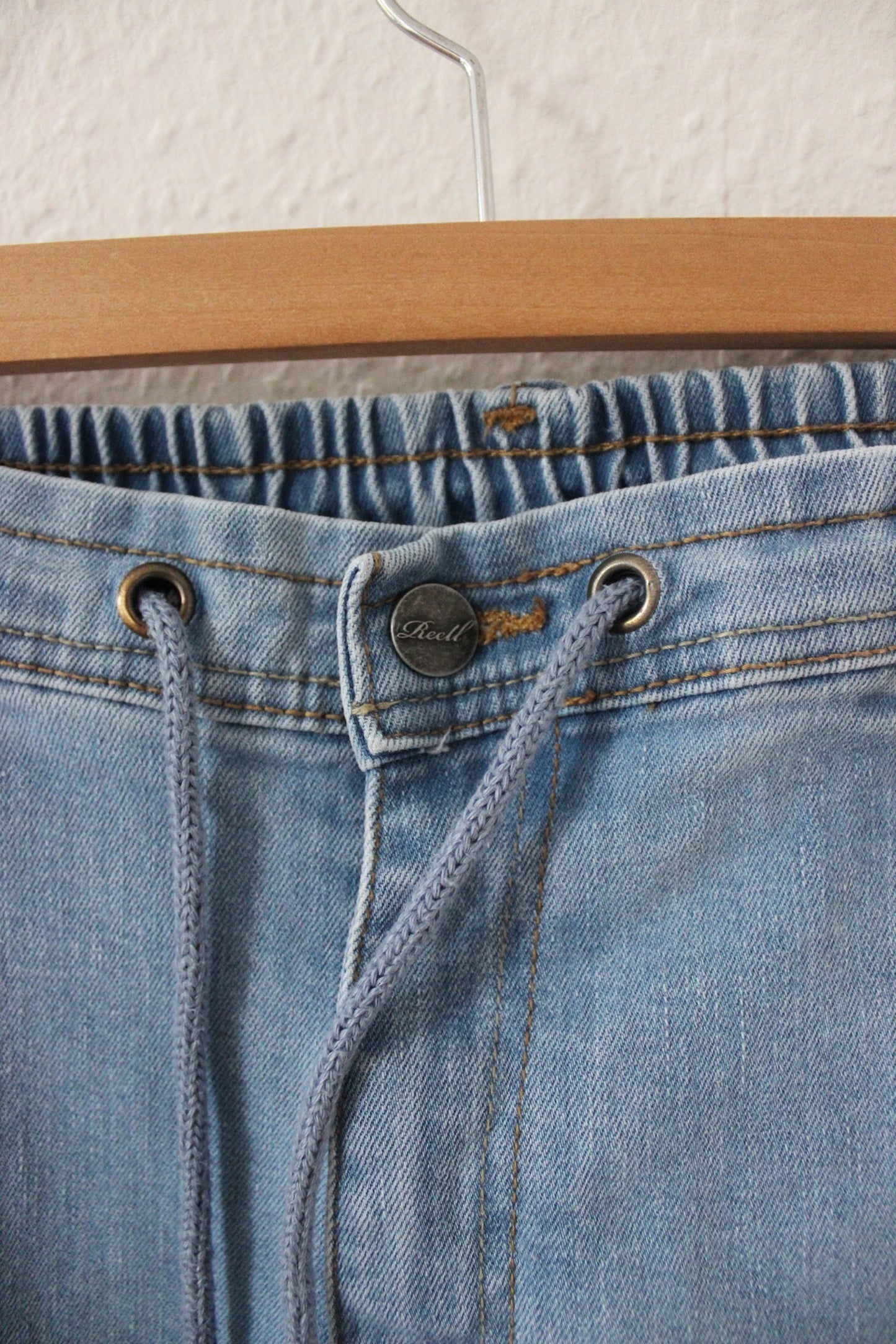 REELL Light Blue Denim Baggy Pants