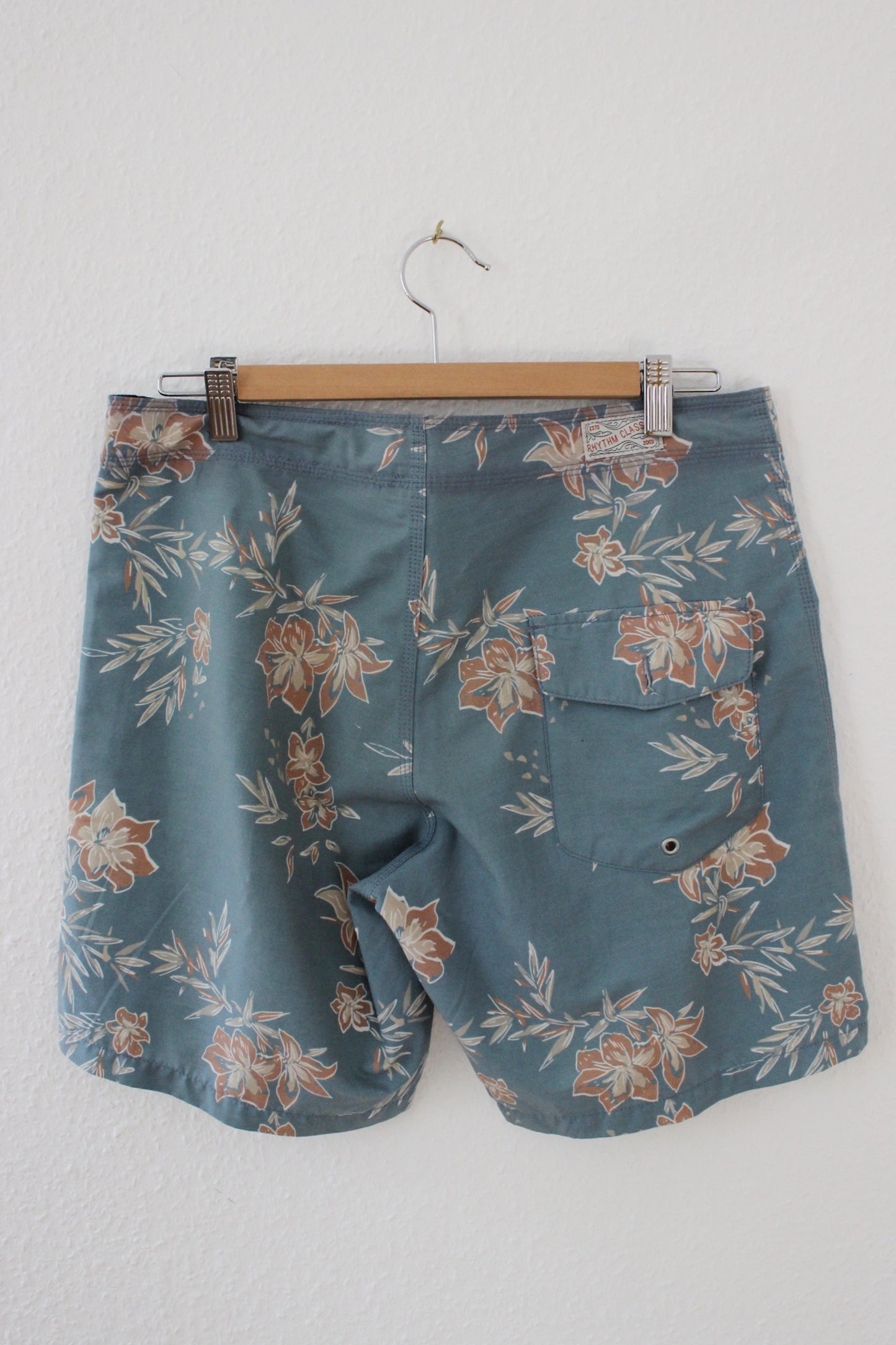 Rhythm Floral Blue Boardshorts