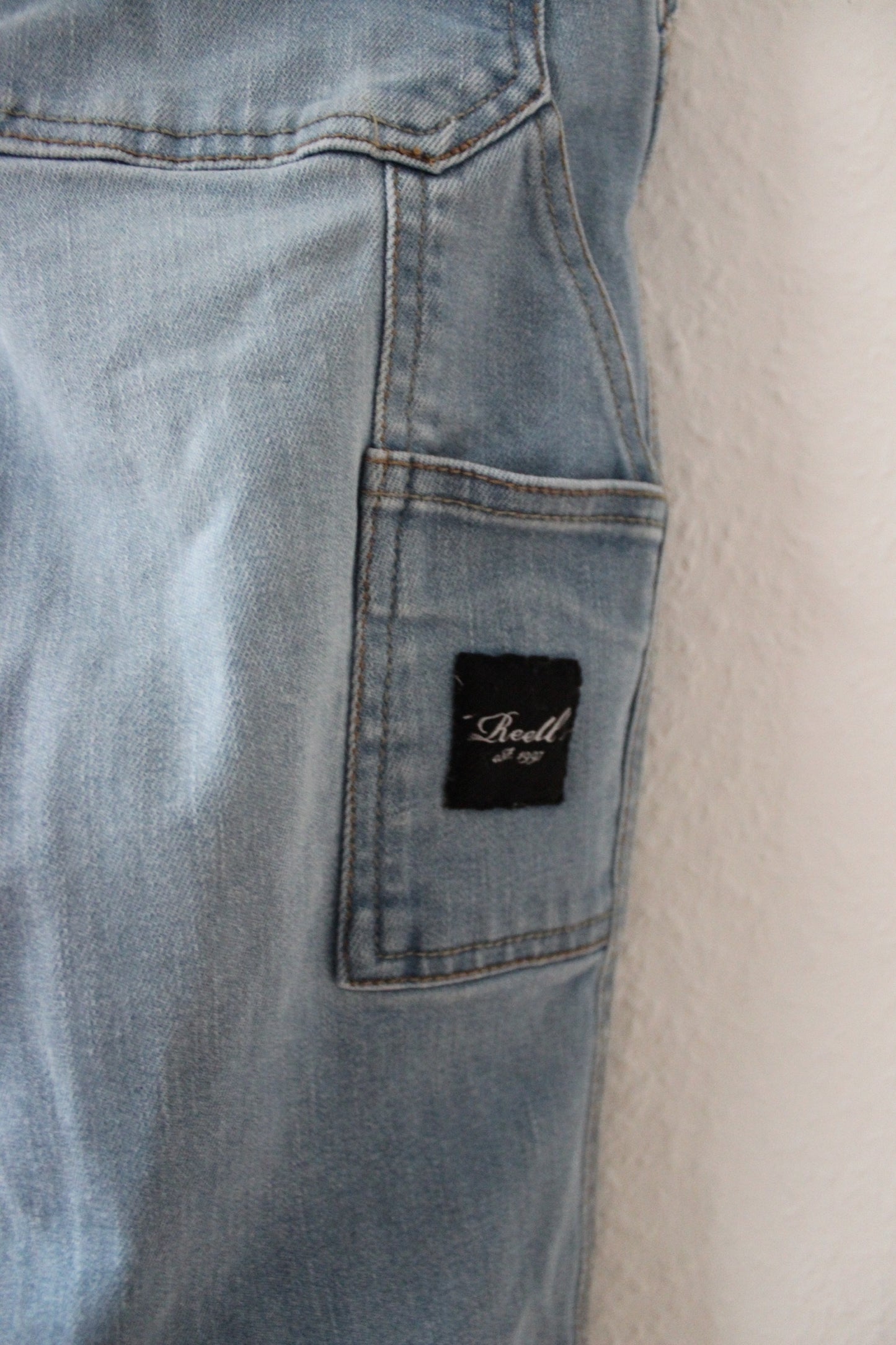 REELL Light Blue Denim Baggy Pants