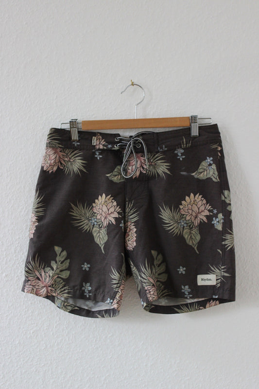 Rhythm Floral Grey Boardshorts